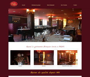 Creation de site web oran algerie - Restaurant "Relais de Paris"