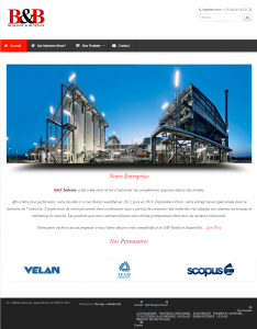 Creation de site web oran algerie - Fourniture des Machines Industrielles "BNB Industry"