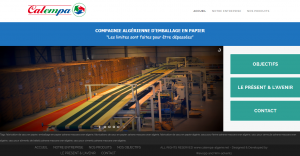 Creation de site web oran algerie - Producteur d'Emballage en Papier "Calempa"